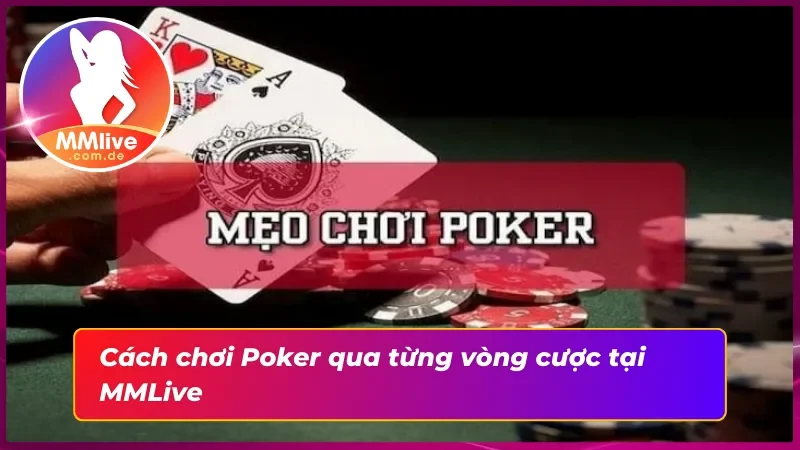 Poker MMlive - Game Bài Đỉnh Cao Dễ Dàng Thắng Cược Khủng 4 Hướng dẫn cách chơi Poker cơ bản nhất